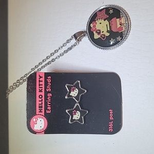 Hello Kitty Necklace Set